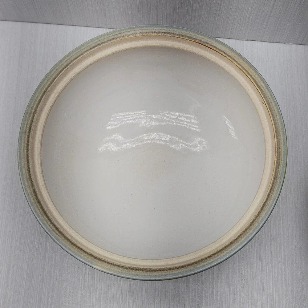 Studio Pottery Desert Landscape Lidded Casserole Dish Southwestern Stoneware